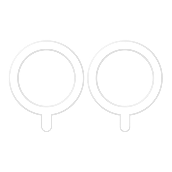 [업체별도배송]M-PLATE 마그네틱 자석스티커(일체형/1+1/화이트/젤센)