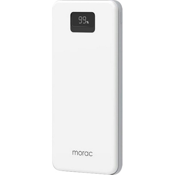 더블라인 디스플레이 멀티 고속충전 보조배터리(MR-EB-DLINE/10,000mAh/화이트/MORAC)