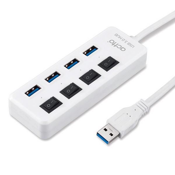 스피드업USB3.0허브(엑토/HUB-33/화이트)