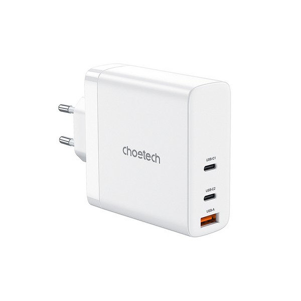 [업체별도배송]PD 140W GaN 3포트 초고속 충전기(PD6026/화이트/choetech)