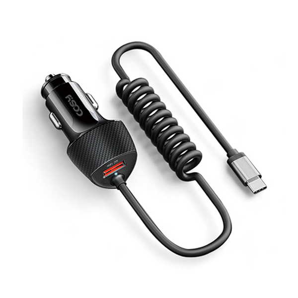 51W 초고속 차량용 충전기(PD+QC3.0/C타입/CGR2273AT/코시)