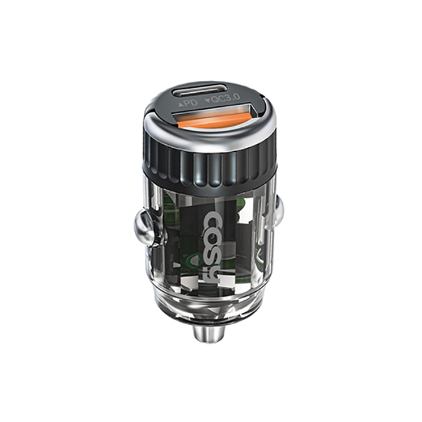 36W 초고속 차량용 충전기(PD+QC3.0, 2포트/CGR2272AT/코시)