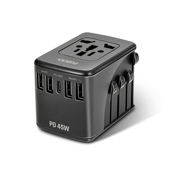 45W PD 여행용아답터(PD+USB4/TA3464UP/코시)