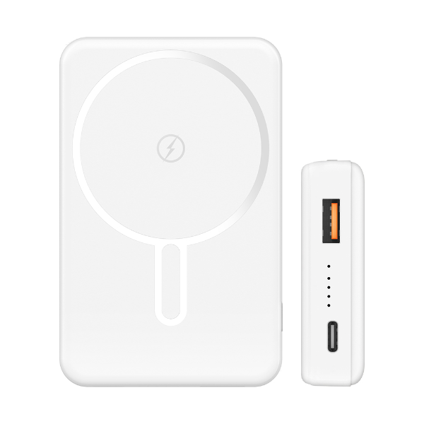 PD 20W 유무선 고속 충전 마그네틱 보조배터리(10,000mAh/STPB-MP10/화이트/스마텍)