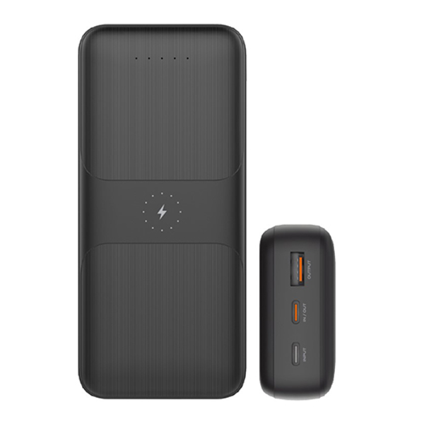 PD 20W 퀵 차징 유무선 고속 충전 보조배터리(20,000mAh/STPB-WB2/블랙/스마텍)
