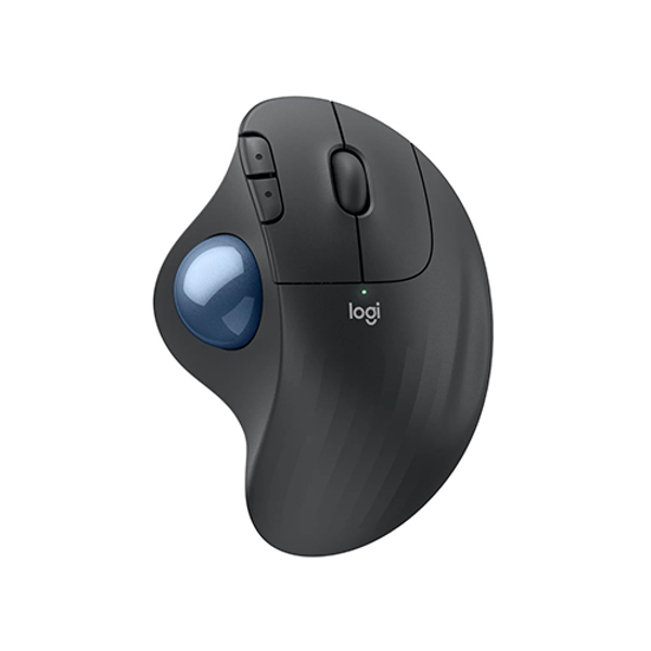 트랙볼 블루투스 마우스(ERGO M575S/GRAPHITE+BLUE BALL/Logitech)