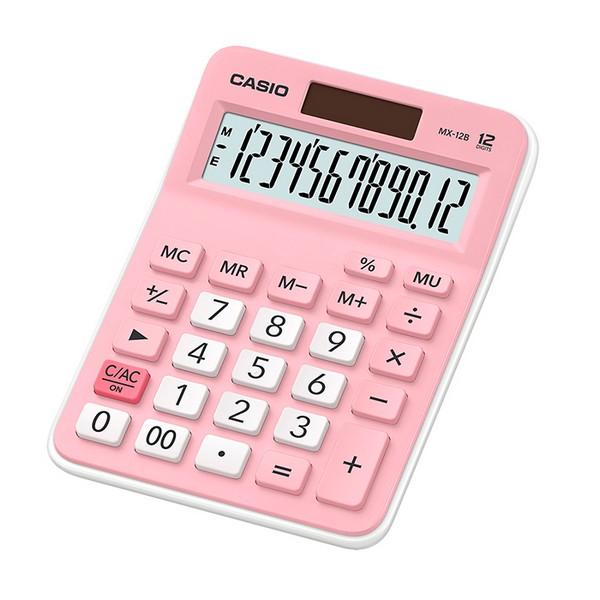 계산기(MX-12B/핑크/CASIO)