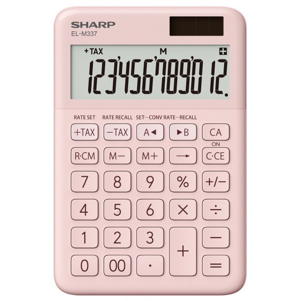 계산기(EL-M337/핑크/SHARP)