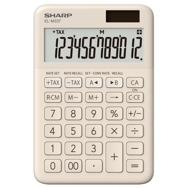 계산기(EL-M337/베이지/SHARP)