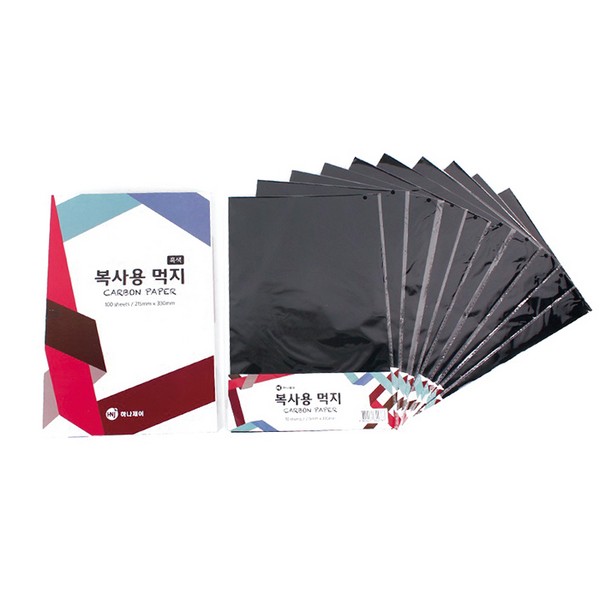 먹지(1갑/100장/세로/A4 210*297/하나제이)