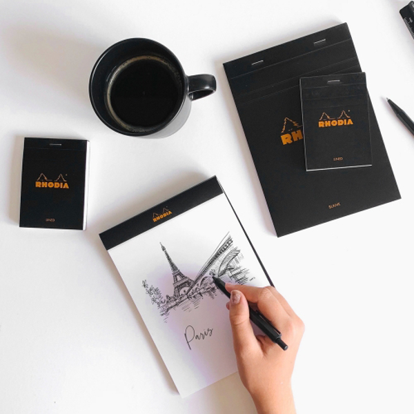 블랙 메모패드 NO.13 격자 10.5x14.8 A6 (주)오피스디포 코리아