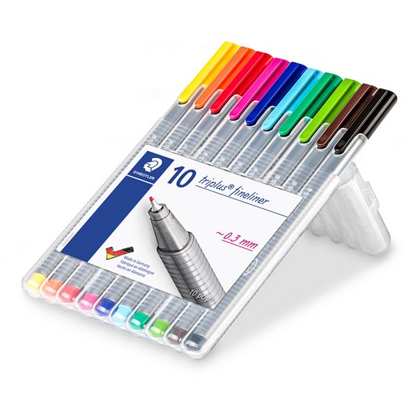 화인라이너 10색세트(334SB10/STAEDTLER)