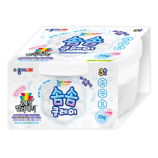솜솜클레이(70g/종이나라)