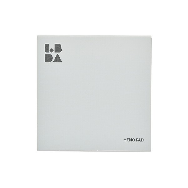 롭다 메모패드(1개/8x8cm/100P//White Haze)