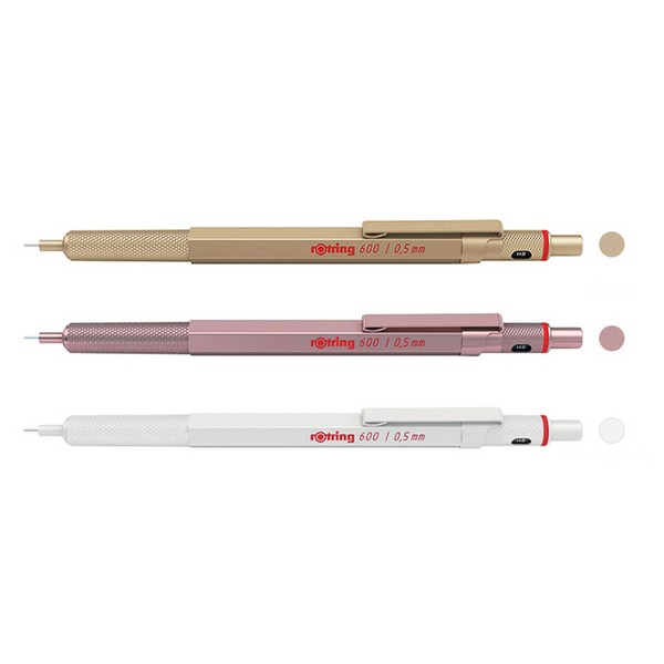 로트링 600 샤프(0.5/골드/1자루/ROTRING)