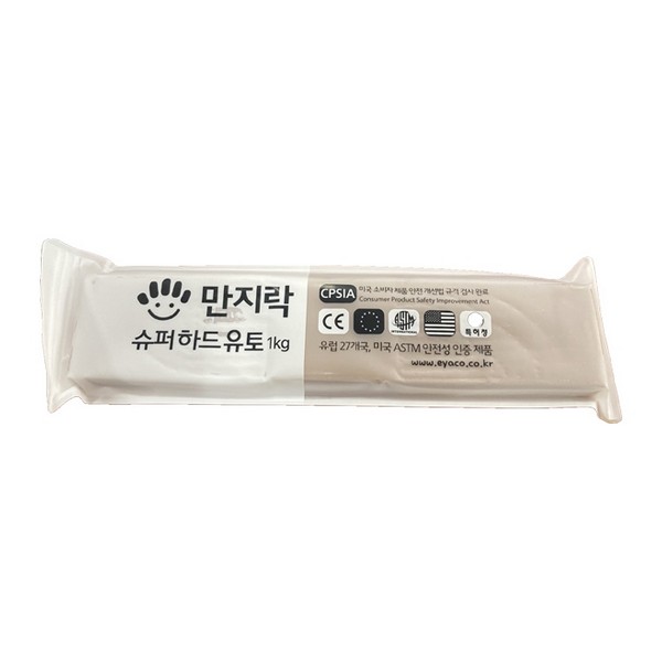 [업체별도배송]만지락 전문가용 슈퍼하드 유토1kg(이야코/1개)