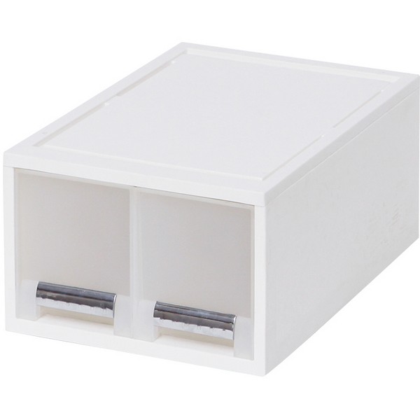 화인 화이트 스텝 서랍박스 27cm(트윈/1단/창신리빙) 오피스디포