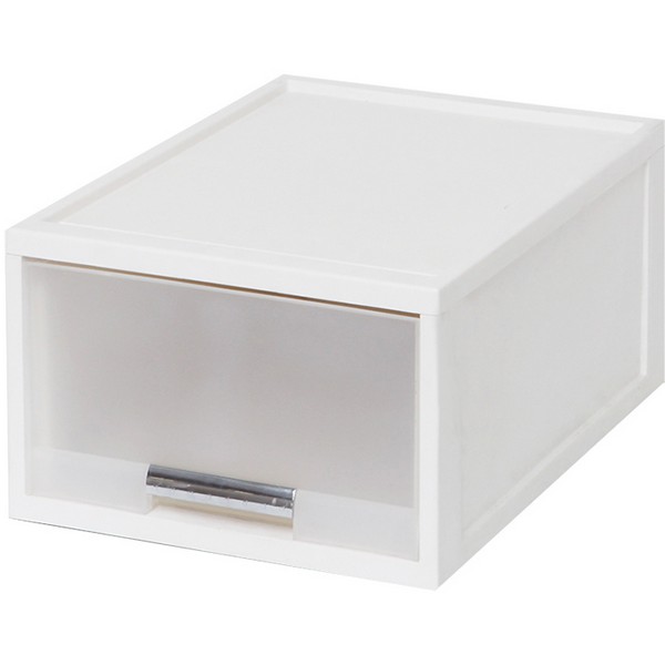 화인 화이트 스텝 서랍박스 36cm(2호/1단/창신리빙) 오피스디포