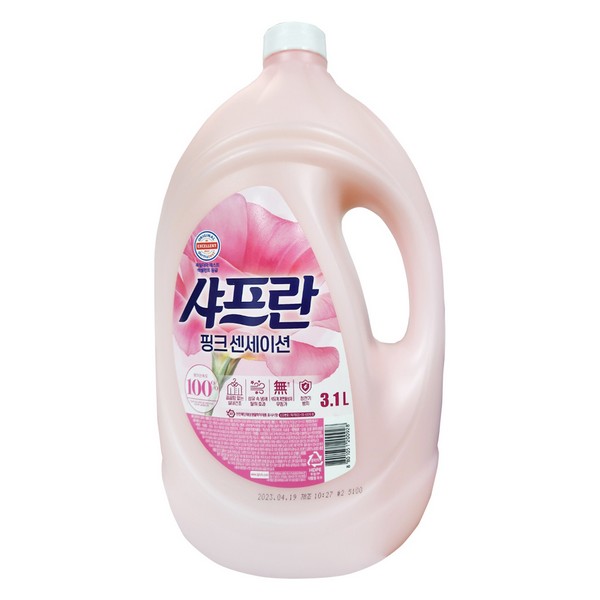 샤프란 섬유유연제(3.1L/핑크센세이션/LG생활건강)