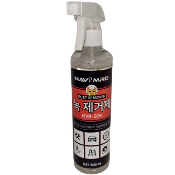 [업체별도배송]뿌리는녹 제거제(NVR-500/500g/나비PB)