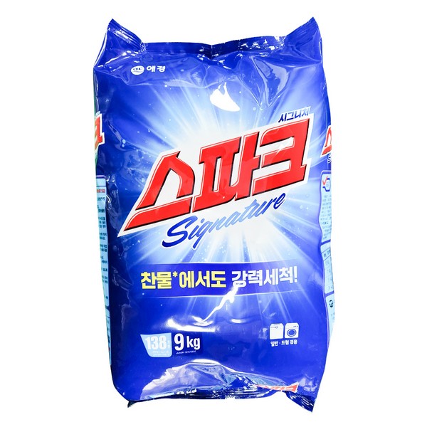스파크 세탁세제(시그니처/9kg/애경)