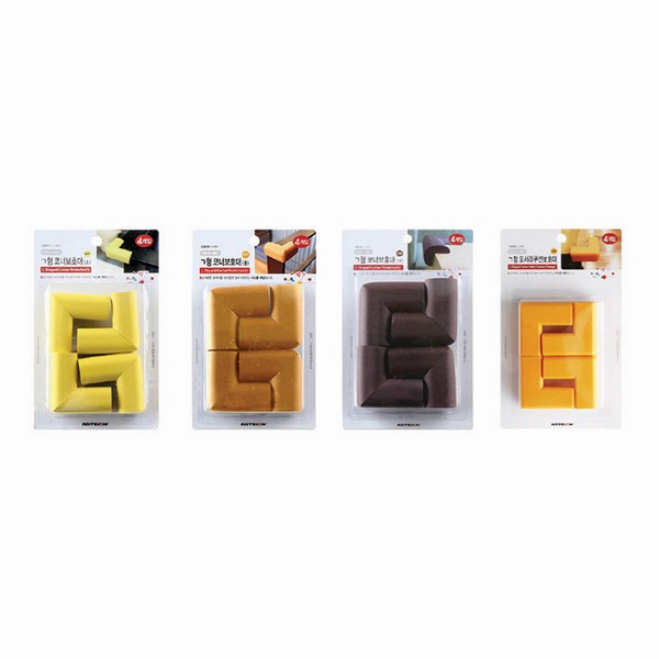[업체별도배송]코너쿠션보호대(다크브라운/9800/60*60*7mm/4개입/아트사인)