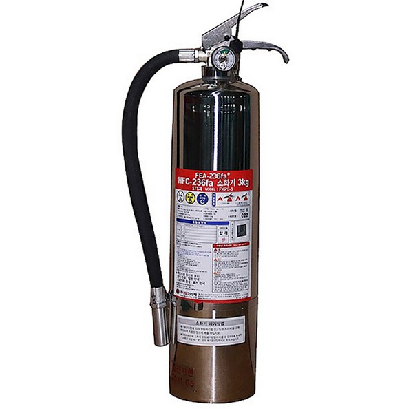 [업체별도배송]가스식 소화기 3kg(HFC-236fa/FKPE-3/나비PB)