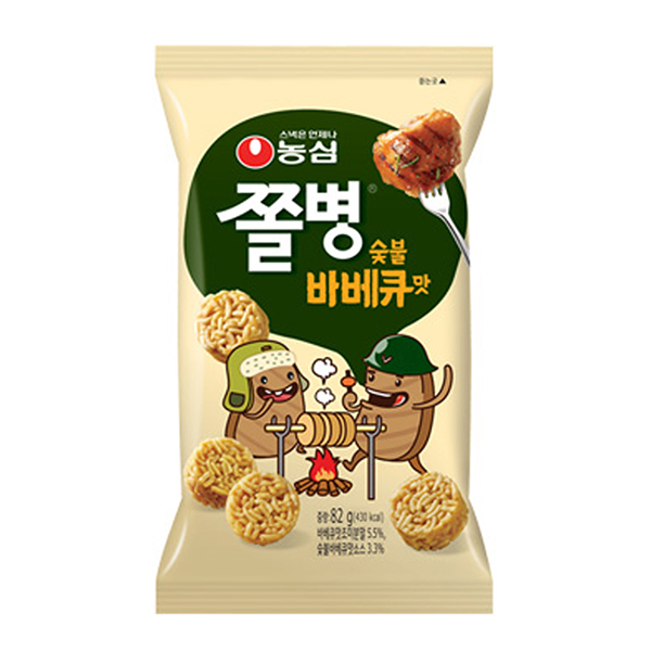 쫄병스낵 숯불바베큐맛(82g/농심)