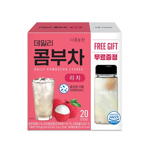 데일리 콤부차 리치(5g*20T/다농원)