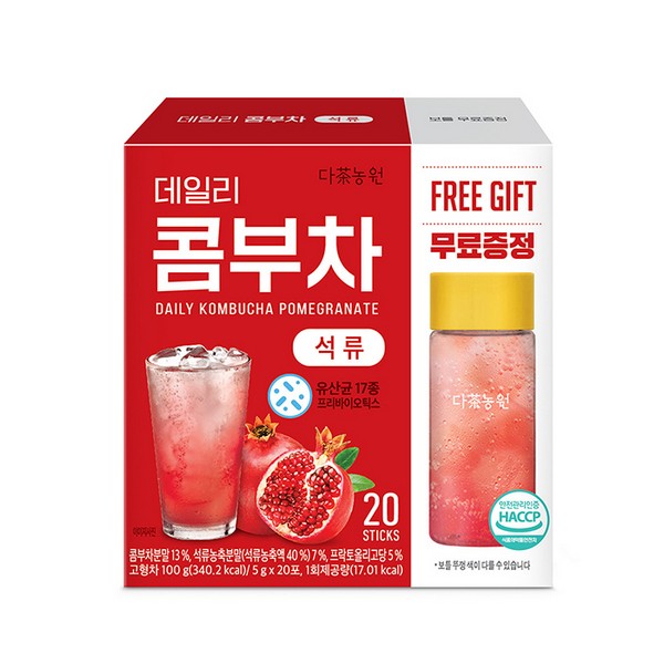 데일리 콤부차 석류(5g*20T/다농원)