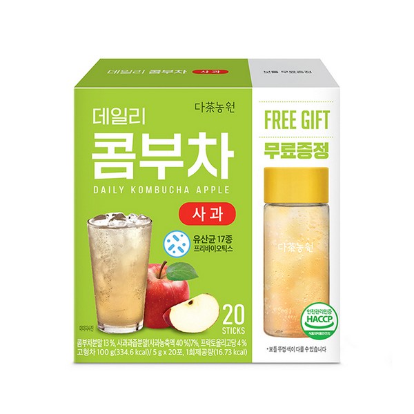 데일리 콤부차 사과(5g*20T/다농원)