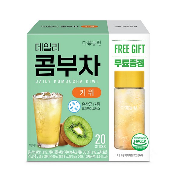 데일리 콤부차 키위(5g*20T/다농원)