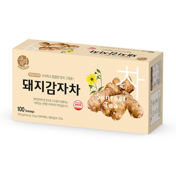 송원식품 돼지감자차(1.0g*100T/송원)