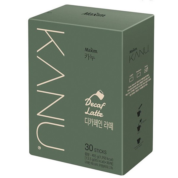 맥심 카누 디카페인 라떼(13.5g*30T/동서식품)