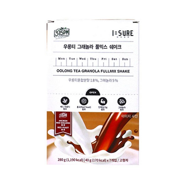 3시15분 콜라보 그래놀라 풀믹스 우롱티(40gx7T/다정)