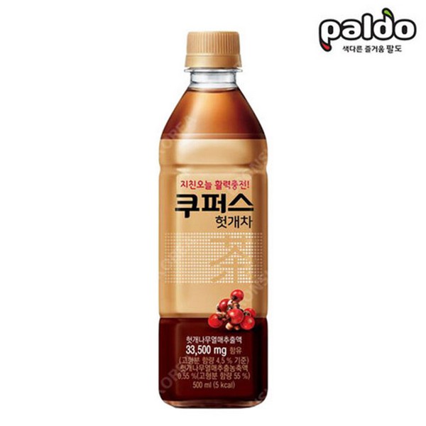 [업체별도배송]팔도 쿠퍼스 헛개차 500ml*20개입