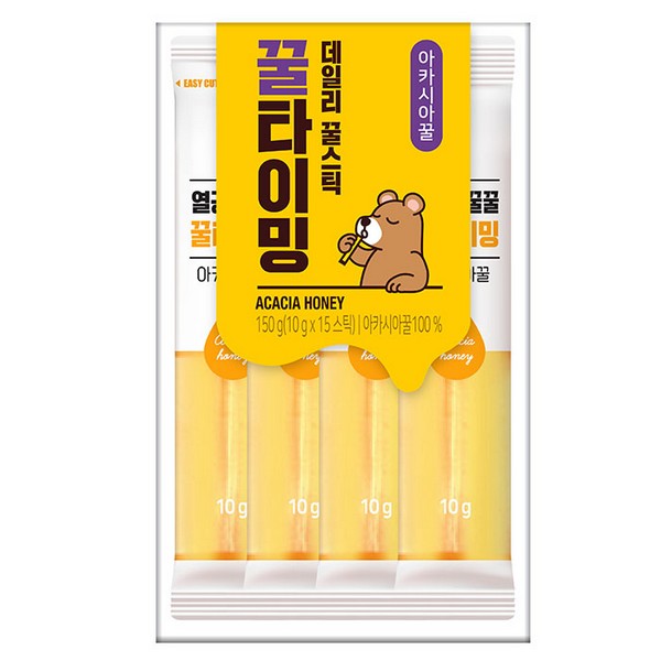 꿀타이밍 스틱꿀 아카시아 10g x 15스틱