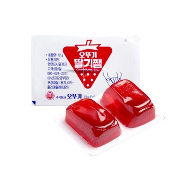 [업체별도배송]오뚜기딸기쨈(디스펜팩)(1) 12G (240입)