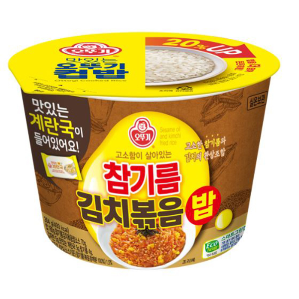[업체별도배송]참기름김치볶음밥(259g/12개/BOX/오뚜기)