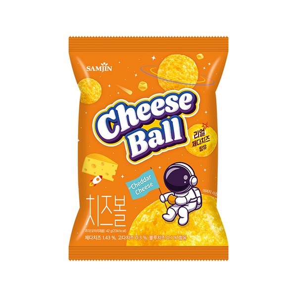 [업체별도배송]삼진 치즈볼 42g*20개입