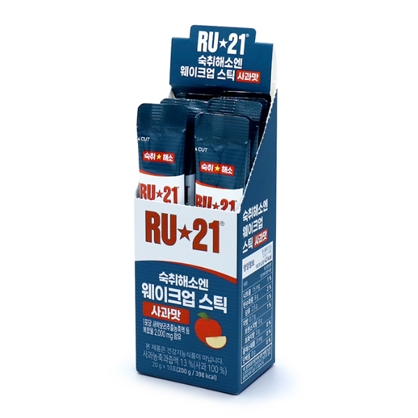 알유21 웨이크업스틱 사과(1입)