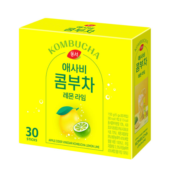 [업체별도배송]동서 애사비 콤부차 레몬라임(5g*30T/동서식품)