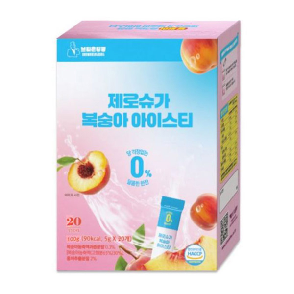 제로슈가 복숭아아이스티(5g/20T/이레에프에스/이레에프에스)