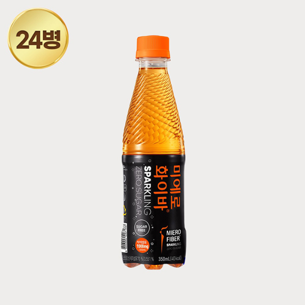[업체별도배송] 미에로 화이바 스파클링 제로 350mlx24개입