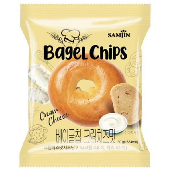 [업체별도배송]베이글칩 크림치즈맛(30g/24개/BOX/삼진)