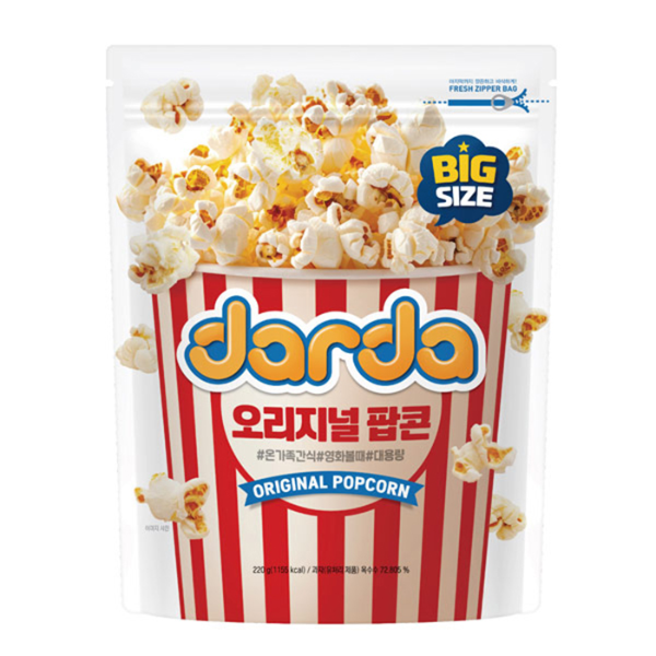 다르다 오리지널 팝콘(220g/제이앤이)