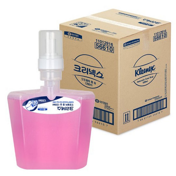 [업체별도배송]크리넥스 오토매틱 럭셔리 폼스킨 클렌저 1200ml*1개입(56610)