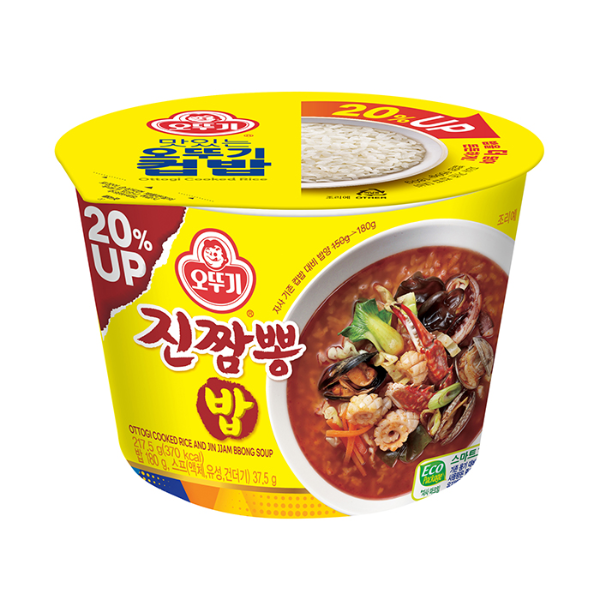 [업체별도배송]진짬뽕밥(217.5g/12개/BOX/오뚜기)