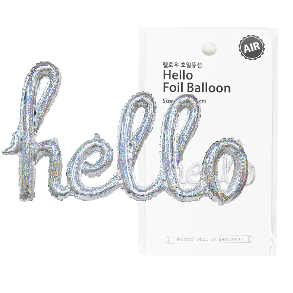 hello호일풍선(홀로그램)