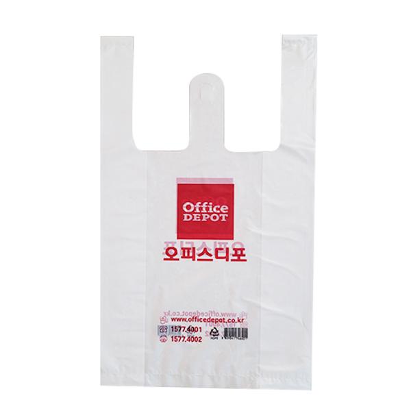 오피스디포 비닐백 1호(소형)/손잡이형/3500매/32*36cm